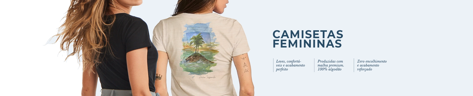 FEMININO CAMISETAS