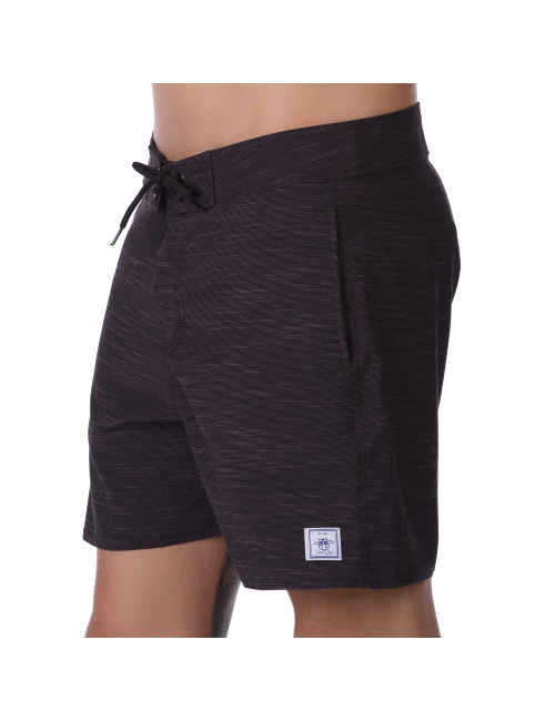 Bermuda Masculina Retro Surf Wear Preto