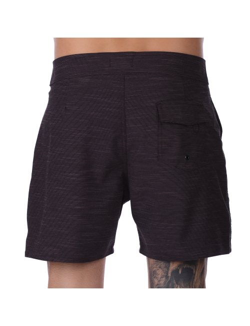 Bermuda Masculina Retro Surf Wear Preto