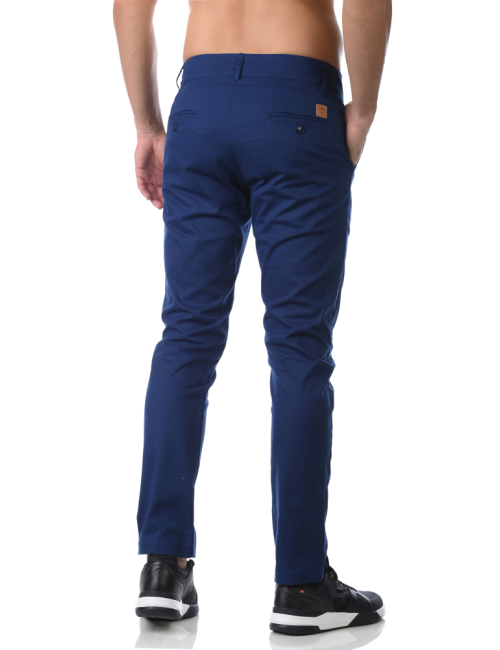 Calça Sarja Alfaiataria Clássica Elastano - Marinho