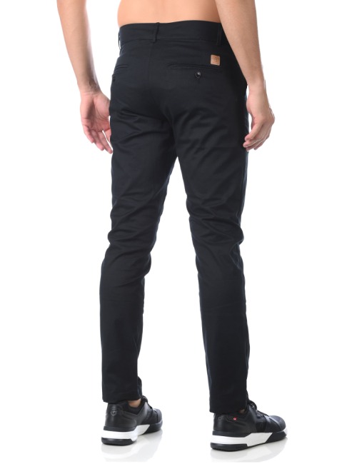 Calça Sarja Alfaiataria Clássica Elastano - Preto