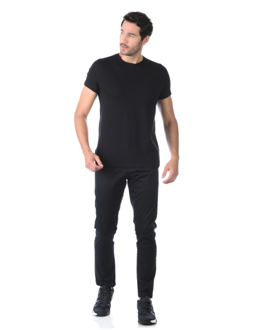 Calça Sarja Alfaiataria Clássica Elastano - Preto