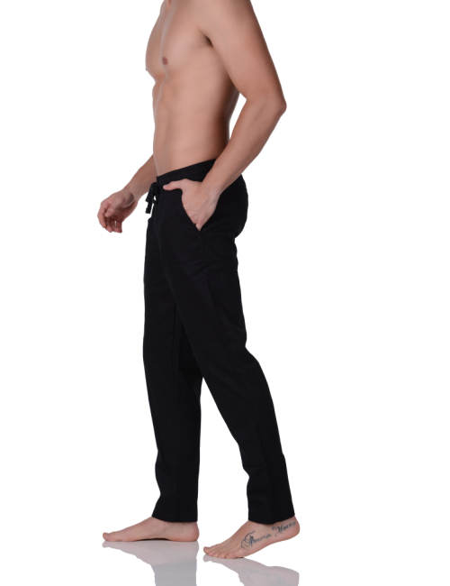 Calça Sarja Cós Elastico Easy Fit Preta