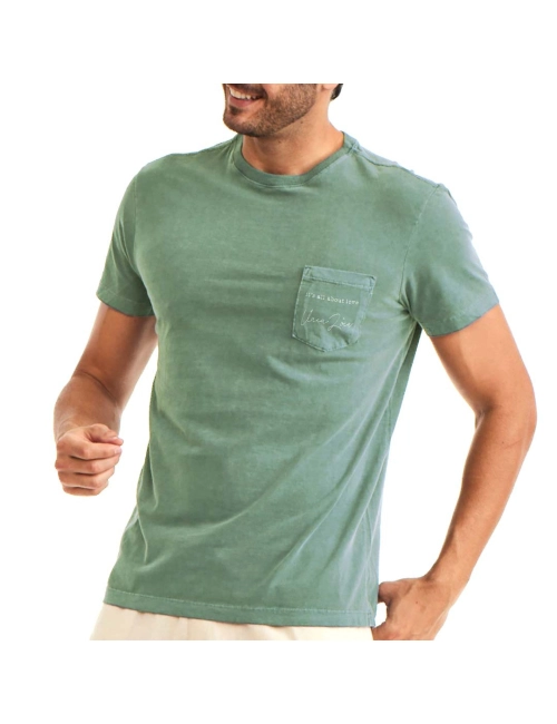 Camiseta Masculina Bolso Verde - Its All About Love