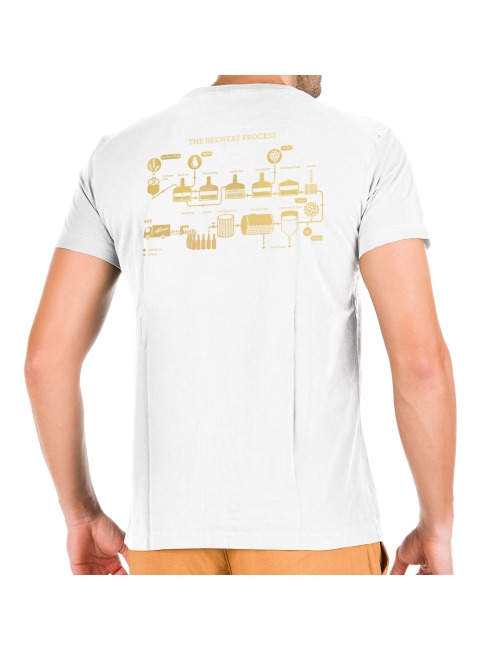 Camiseta Branca Ipa da Vaca  com nossa receita