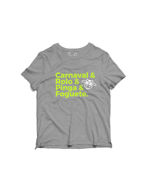 Camiseta Estonada Masculina - Carnaval Rolo Pinga Foguete