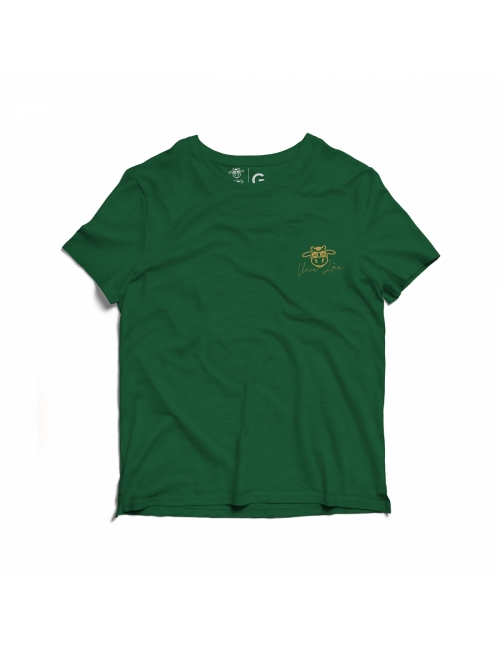 Camiseta Estonada Vaca Lôca Infantil - Verde Escuro