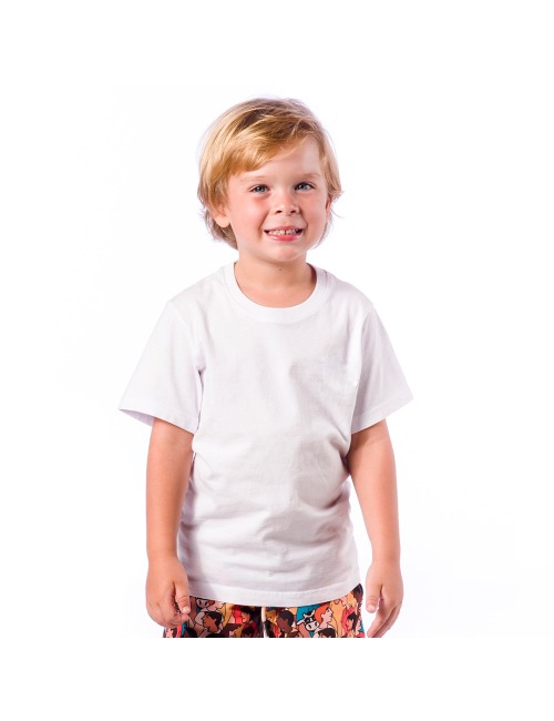 Camiseta Infantil Básica Branca Camiseta Infantil Básica Branca