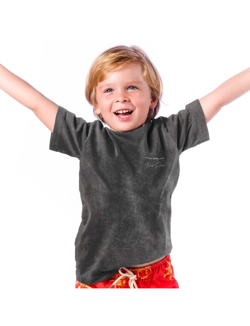 Camiseta Infantil Chumbo Marmorizada - Its All About Love Camiseta Infantil Chumbo Marmorizada - Its All About Love