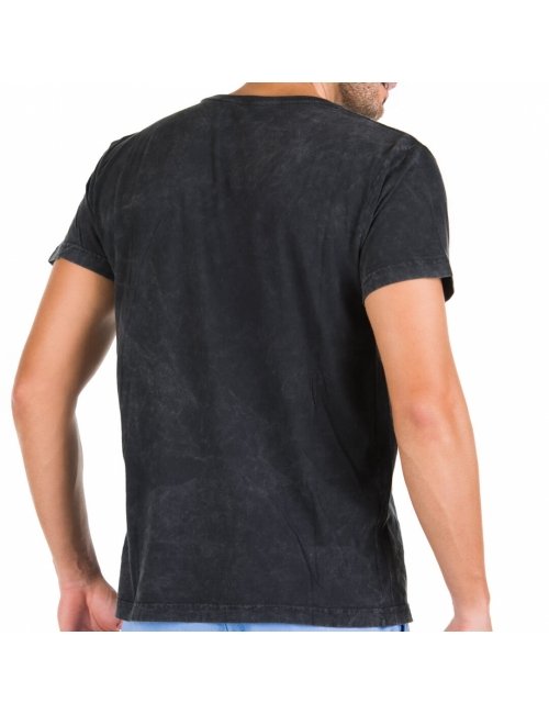 Camiseta Masculina Básica Preto Reativo
