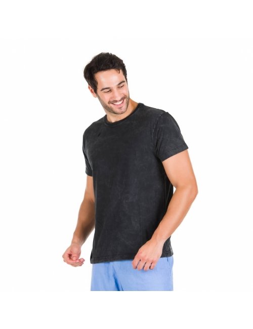 Camiseta Masculina Básica Preto Reativo