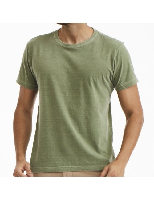 Camiseta Masculina Básica - Verde