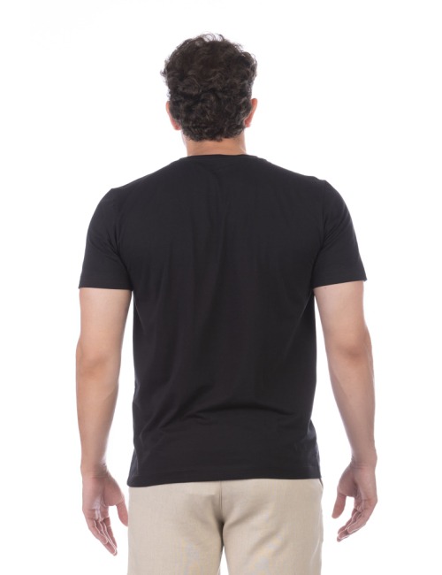 Camiseta Masculina BASICOW - Algodão Pima Menegotii Preta