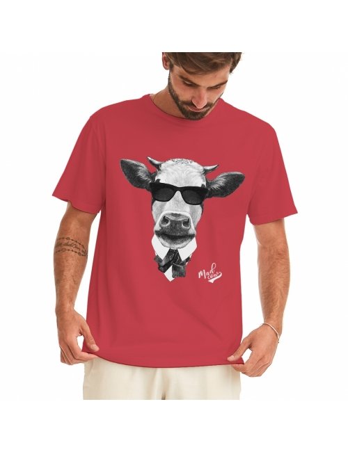 Camiseta Masculina Mad Cow - Vermelha