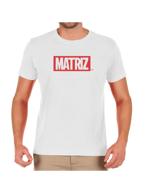 Camiseta Masculina Matriz - Branca 