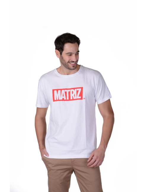 Camiseta Masculina Matriz - Branca 