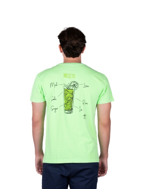 Camiseta Masculina Mojito - Verde Neon