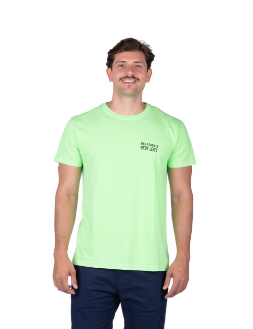 Camiseta Masculina Mojito - Verde Neon