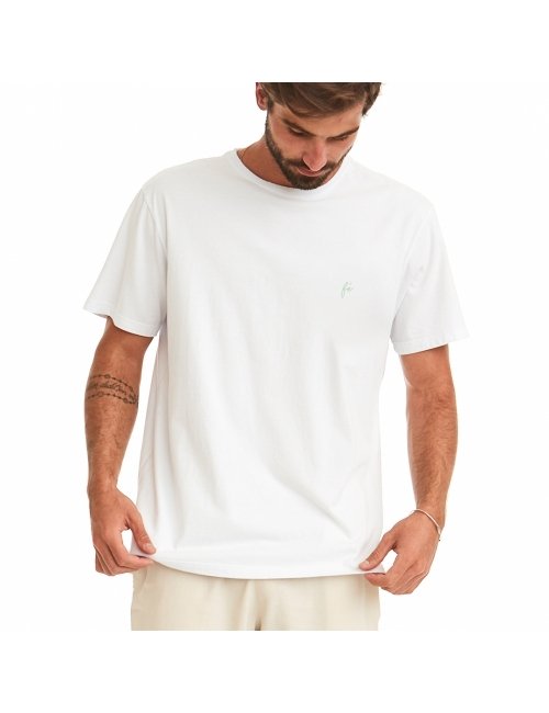 Camiseta Masculina Trevo da Fé - Branca
