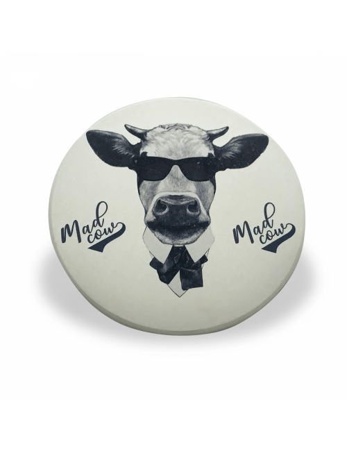 Jogo Porta Copos de Cerâmica 4 unidades - Mad Cow