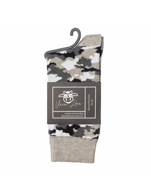 Meias Vaca Lôca - Camuflada Urbana