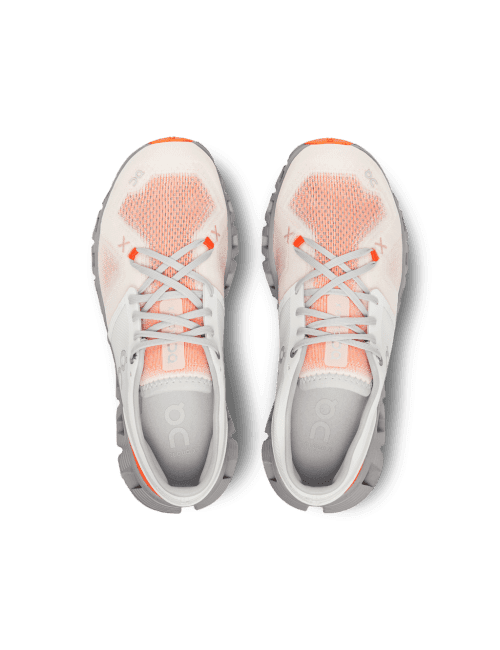 On Running Cloud X 3 Feminino Ivory Alloy