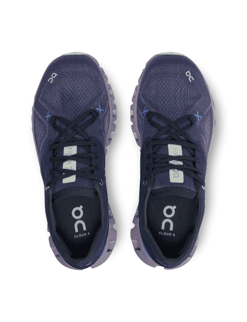 On Running Cloud X 3 Feminino Midnight Heron