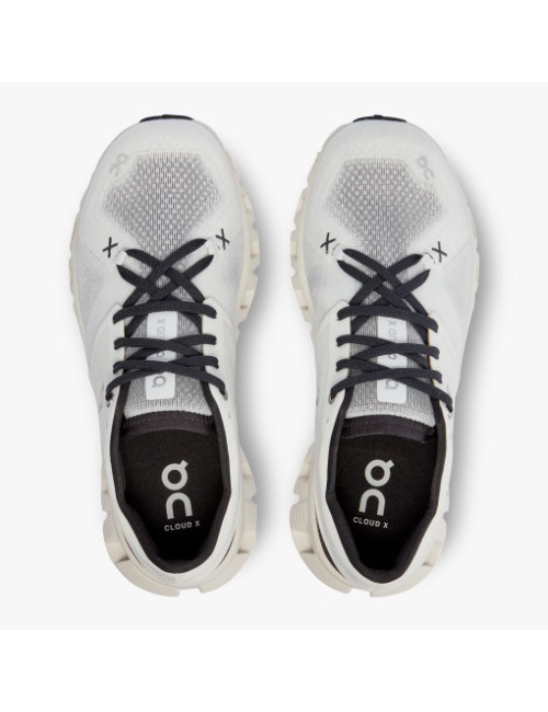 On Running Cloud X 3 Masculino Ivory Black