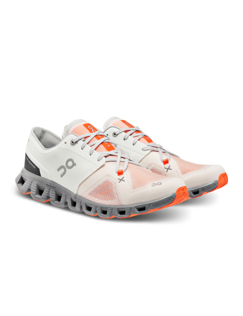 On Running Cloud X 3 Masculino Ivory Alloy