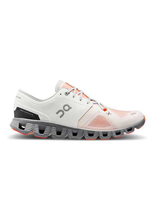 On Running Cloud X 3 Masculino Ivory Alloy