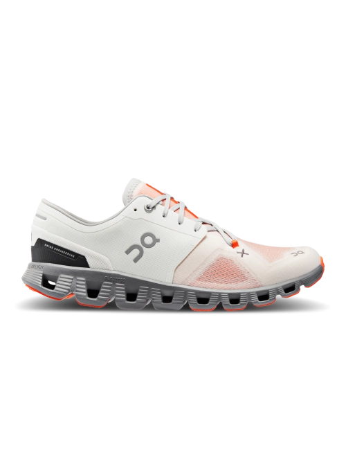 On Running Cloud X 3 Masculino Ivory Alloy
