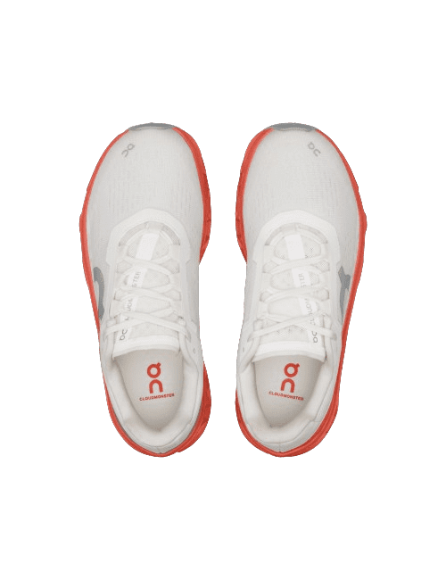 On Running Cloudmonster Feminino White Flame