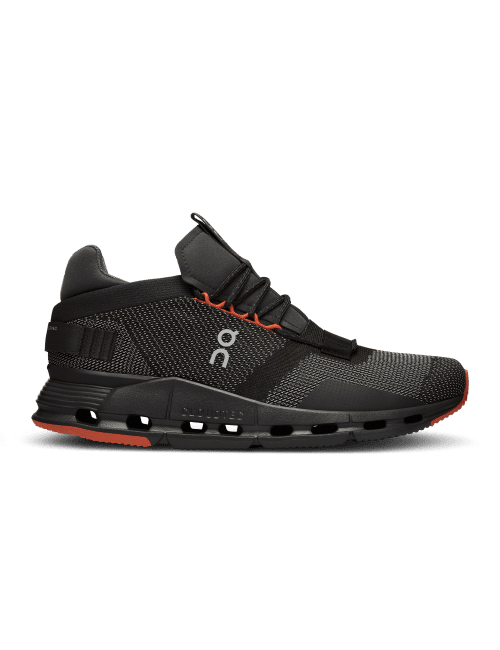 On Running Cloudnova Masculino Black Flame
