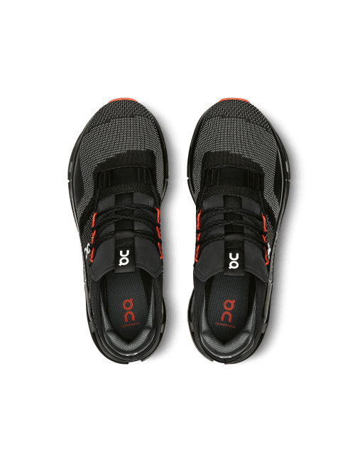 On Running Cloudnova Masculino Black Flame