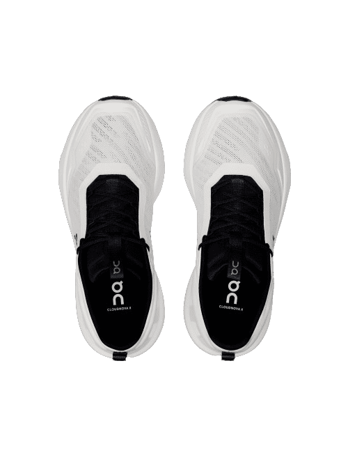 On Running Cloudnova X Feminino White Black