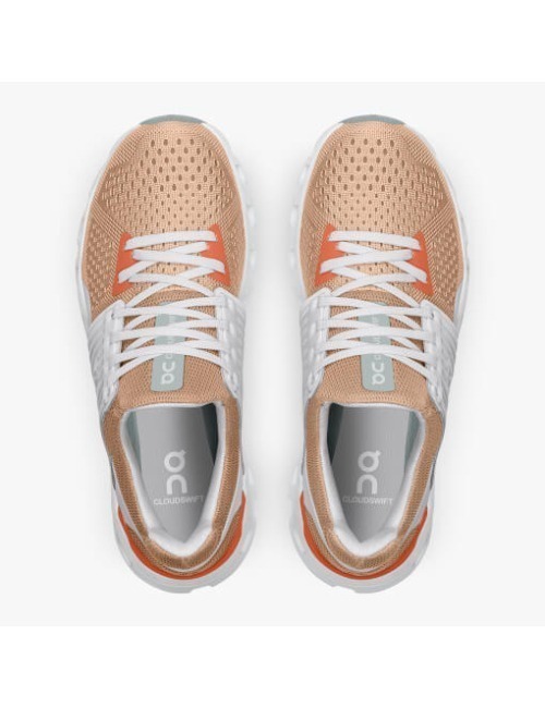 On Running Cloudswift Feminino Copper Frost