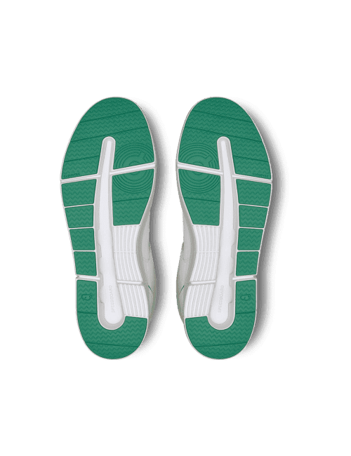 On Running The Roger Clubhouse Mid Masculino White Green