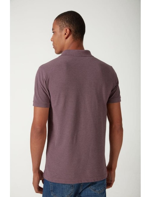 Polo Zapalla Piquet Mescla Color - Vinho