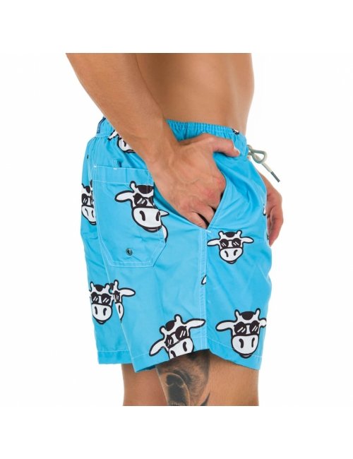 Short Masculino Praia Azul Bebê Vaca Lôca