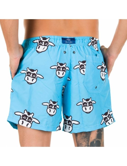 Short Masculino Praia Azul Bebê Vaca Lôca