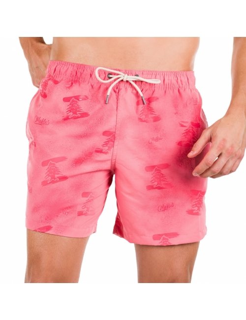 Short Masculino Salmão Liso Multi-uso