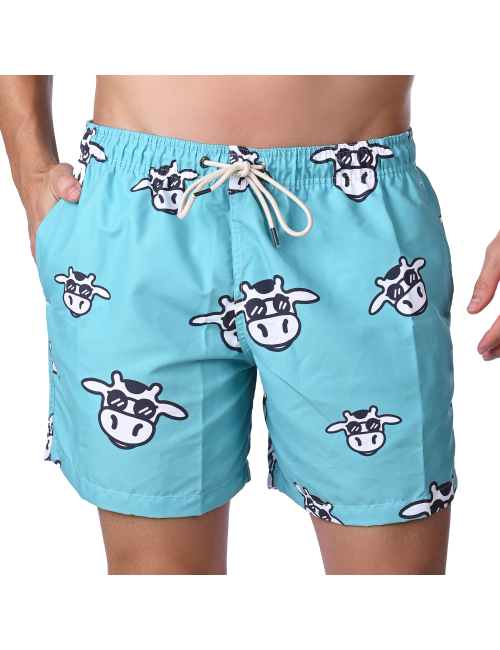 Short Masculino Praia Tifany Vaca Lôca
