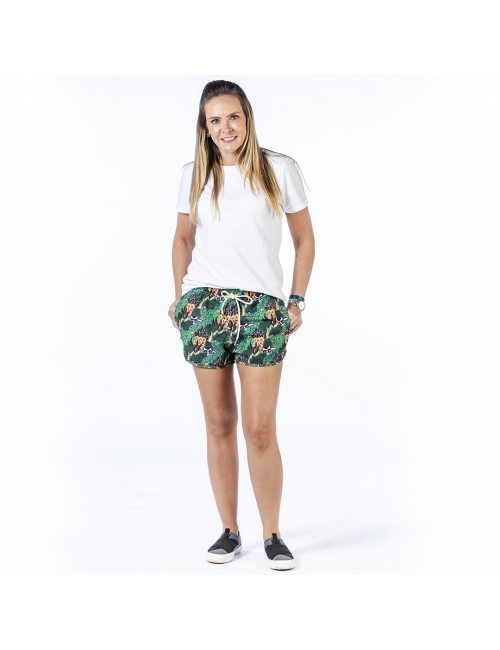 Short Feminino Praia Amazonie Cós Elástico Blandine