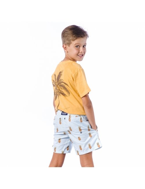 Short Infantil Praia Masculino Abacaxi