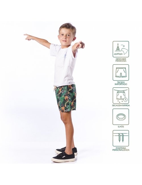 Short Infantil Praia Masculino Amazonie Blandine