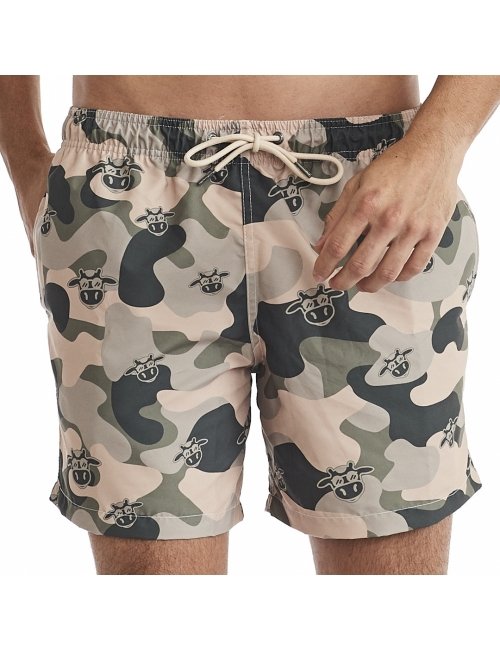 Short Masculino Praia Verde Camuflado 