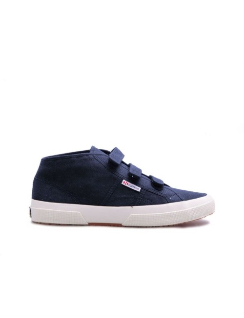Superga Masculino 2754 Cotu Classic 3 Straps Cano Médio - Navy