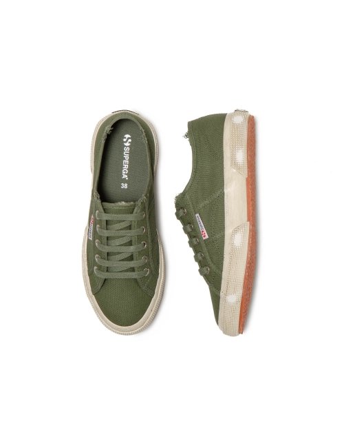 Superga Unissex 2750 Stonewash - Oliva