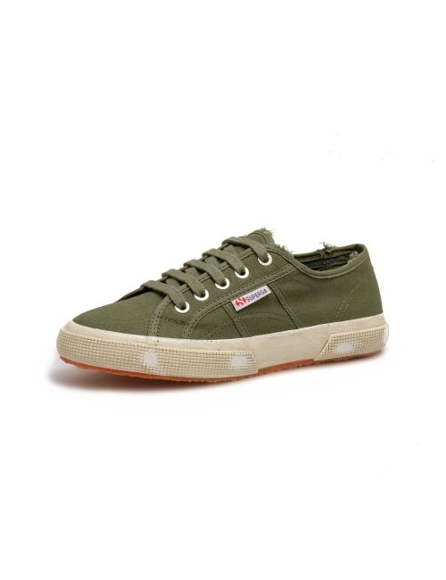 Superga Unissex 2750 Stonewash - Oliva