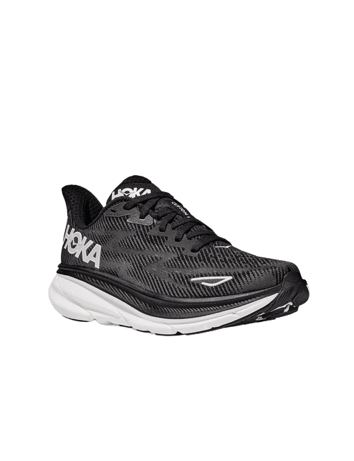 Tênis Hoka Clifton 9 Masculino - Preto e Branco